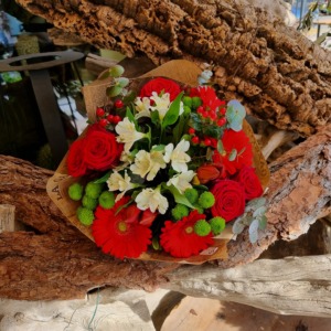 Bouquet di gerbere e rose